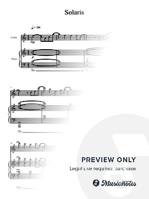 Solaris by Rob Landes - Sheet Music