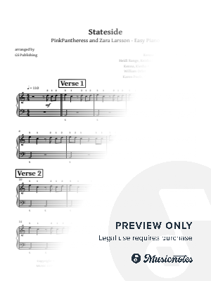 Stateside - Piano - Easy by GS Publishing - Sheet Music