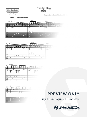 Pretty Boy by Rainy Day Studio - Sheet Music
