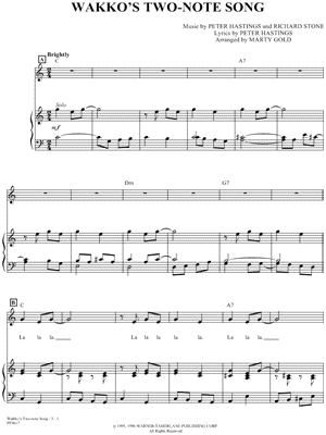 Wakko's Two-Note Song