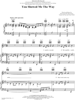 You Showed Me the Way