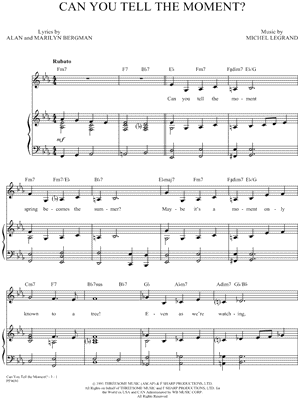 Can You Tell the Moment?