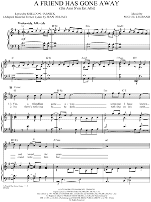 A Friend Has Gone Away