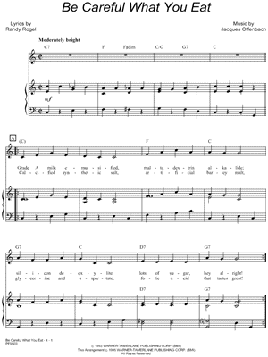 Be Careful What You Eat