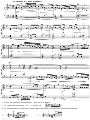 Sarabande II and Gavotte I