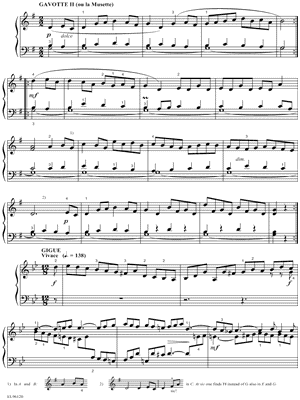 Gavotte II and Gigue