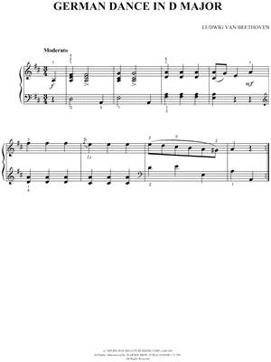 German Dance In D Major