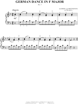German Dance In F Major