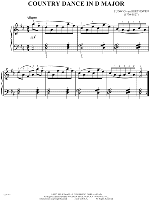 Country Dance In D Major