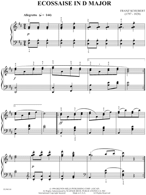Ecossaise In D Major
