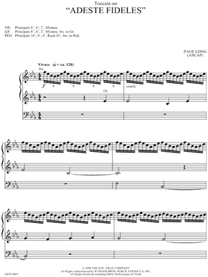 Toccata on "Adeste Fidelels"