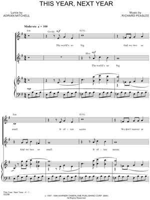 This Year, Next Year