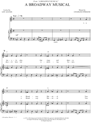 A Broadway Musical