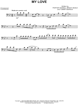 My Love - Trombone