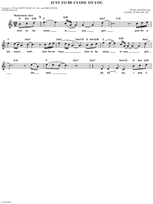 Just To Be Close To You