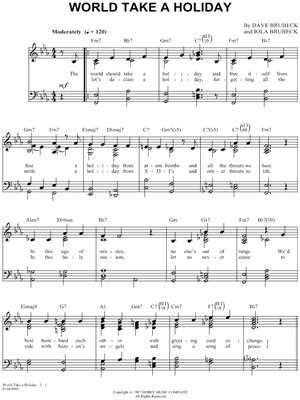 World Take a Holiday