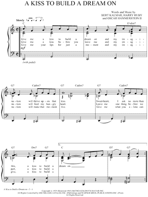 A Kiss To Build a Dream On