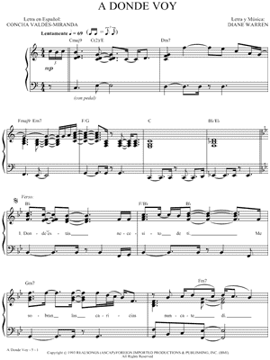 A Donde Voy