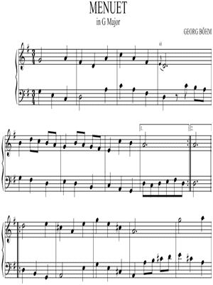 Menuet In G Major