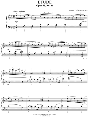 Etude, Opus 65, No. 41