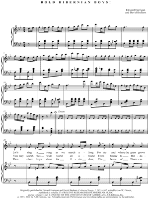 Bold Hibernian Boys!