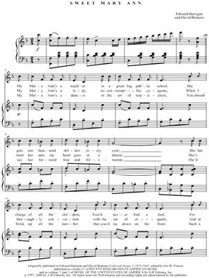 Sweet Mary Ann