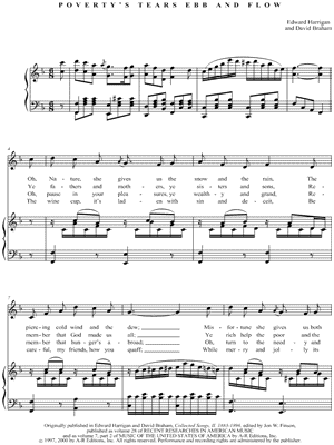 Poverty's Tears Ebb and Flow