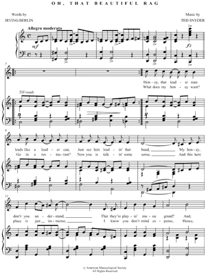 Oh, That Beautiful Rag