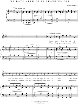 We Have Much To Be Thankful for