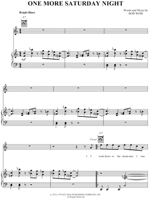 One More Saturday Night