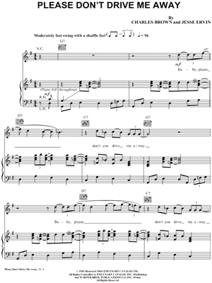 Please Don't Drive Me Away