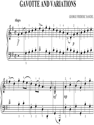 Gavotte and Variations