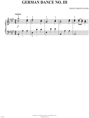German Dance No. III