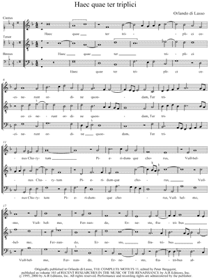 Haec quae ter triplici