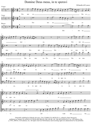 Domine Deus meus, in te speravi