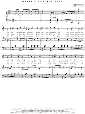 Massa's Wedding Night