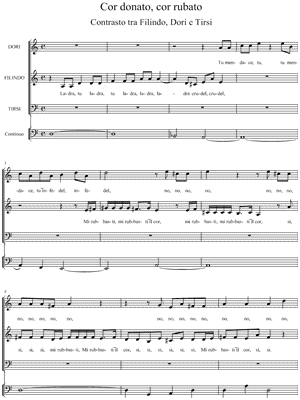 Cor donato, cor rubato