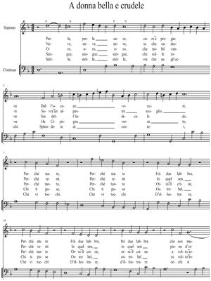 A donna bella e crudele