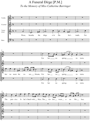 A Funeral Dirge [P.M.]