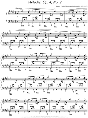 Melodie, Op. 4, No. 2