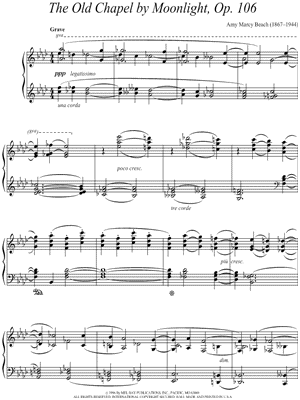 The Old Chapel By Moonlight, Op. 106