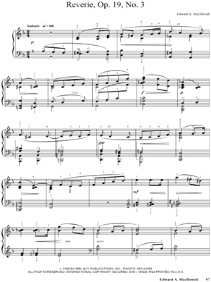 Reverie, Op. 19, No. 3