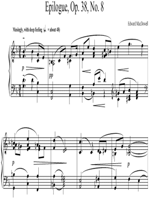 Epilogue, Op. 38, No. 8