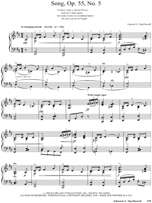 Song, Op. 55, No. 5