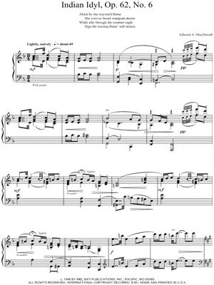 Indian Idyl, Op. 62, No. 6
