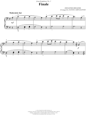 Finale from Symphony No. 1 in C minor