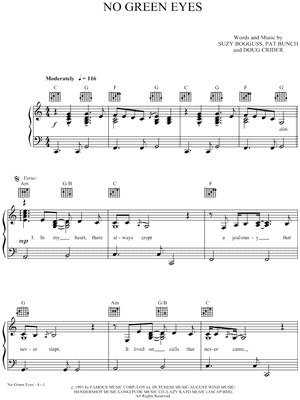 No Green Eyes