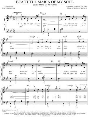 Beautiful Maria of My Soul