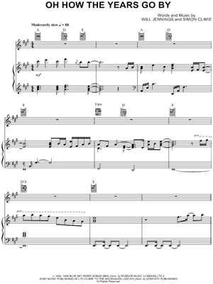 Oh How the Years Go By