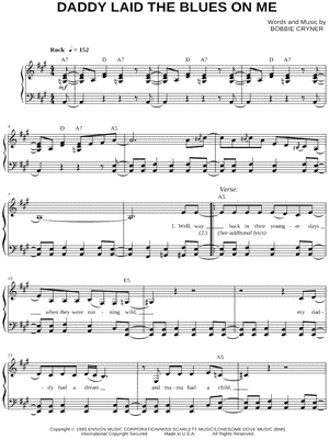 Daddy Laid the Blues on Me